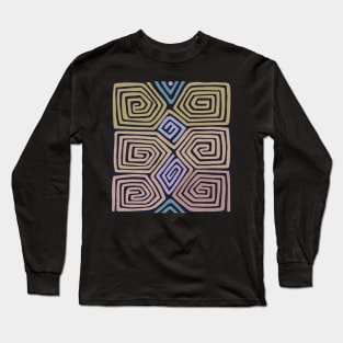 Kuna Indian Mariposa Long Sleeve T-Shirt